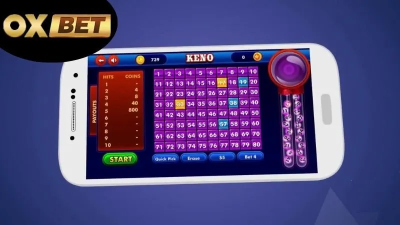 Keno OXBET – Chơi nhanh, nhận thưởng cực khủng 3 Mẹo và lợi ích khi chơi Keno OXBET